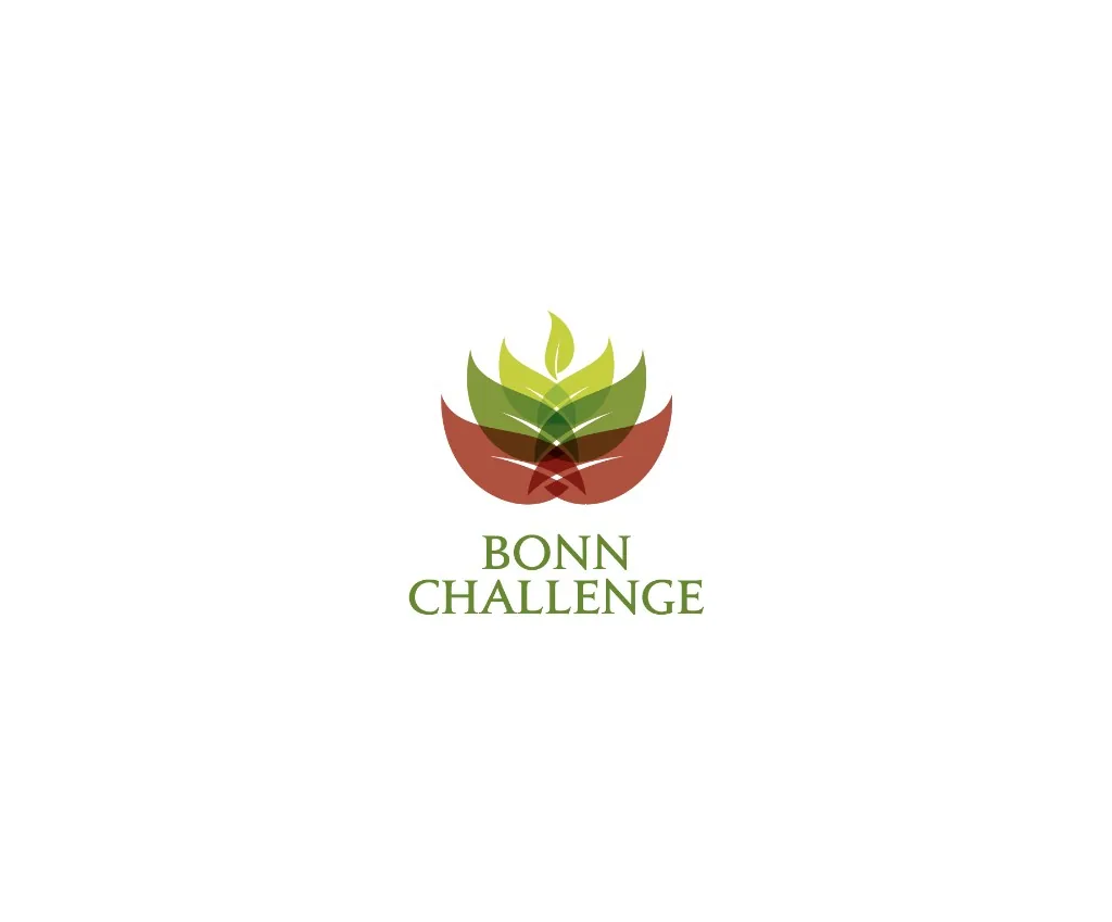 Redesigned Bonn Challenge logo lockup