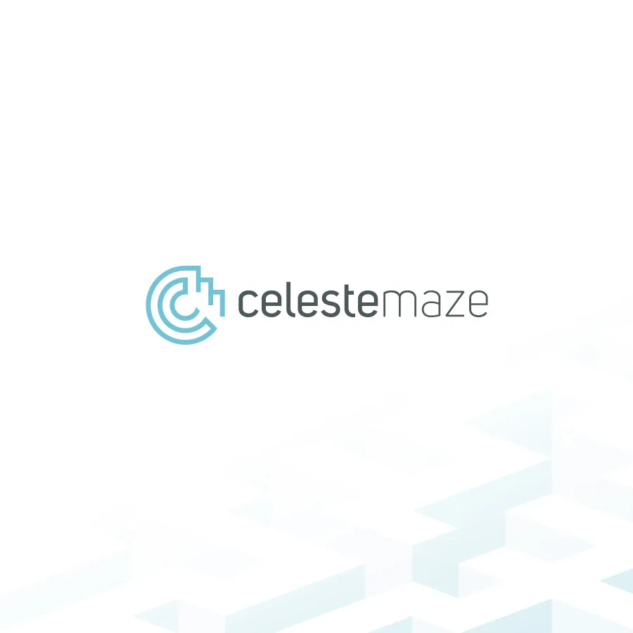 Celeste Maze: Logo lockup