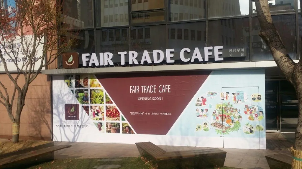 Fair Trade Cafe: Signage