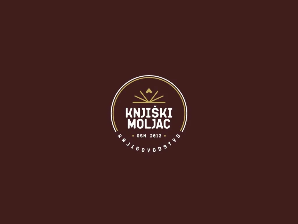 Knjiški Moljac: Primary logo