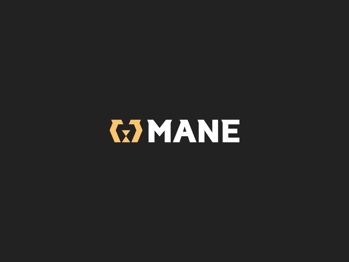 Mane Digital: Logo on dark