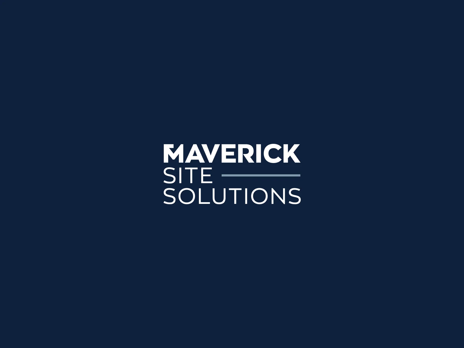 Maverick Site Solutions: Logotype