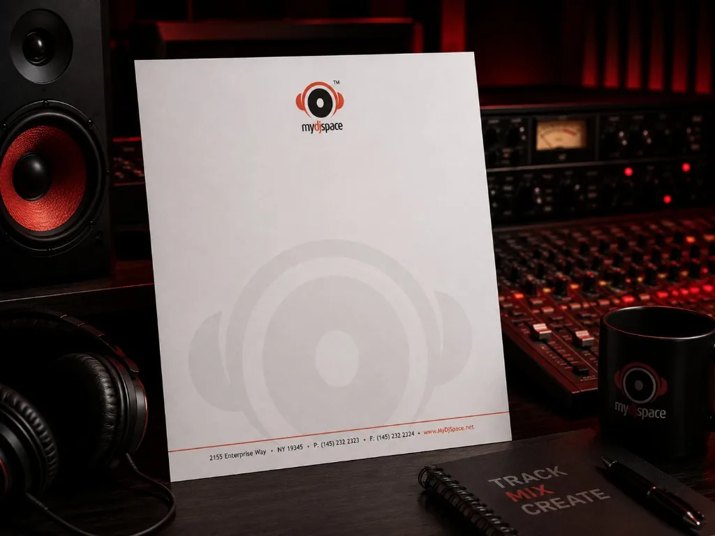 MyDjSpace: Corporate identity