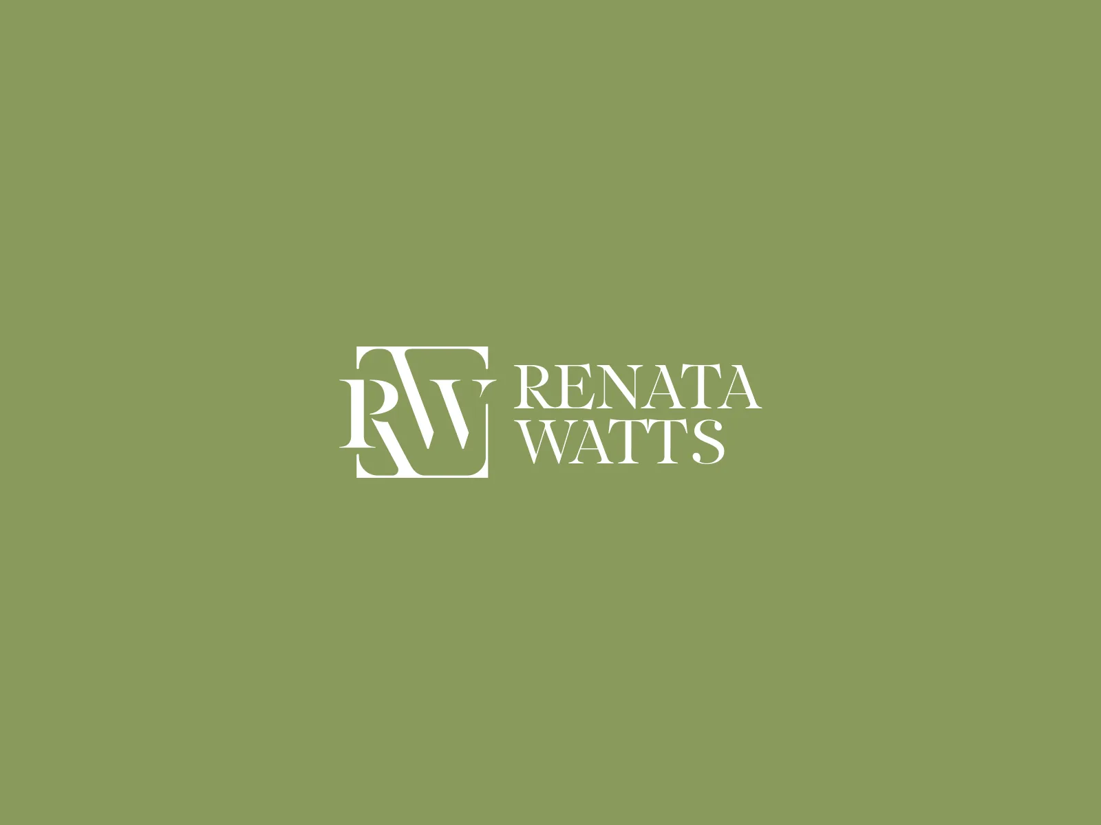 Renata Watts: Primary logo
