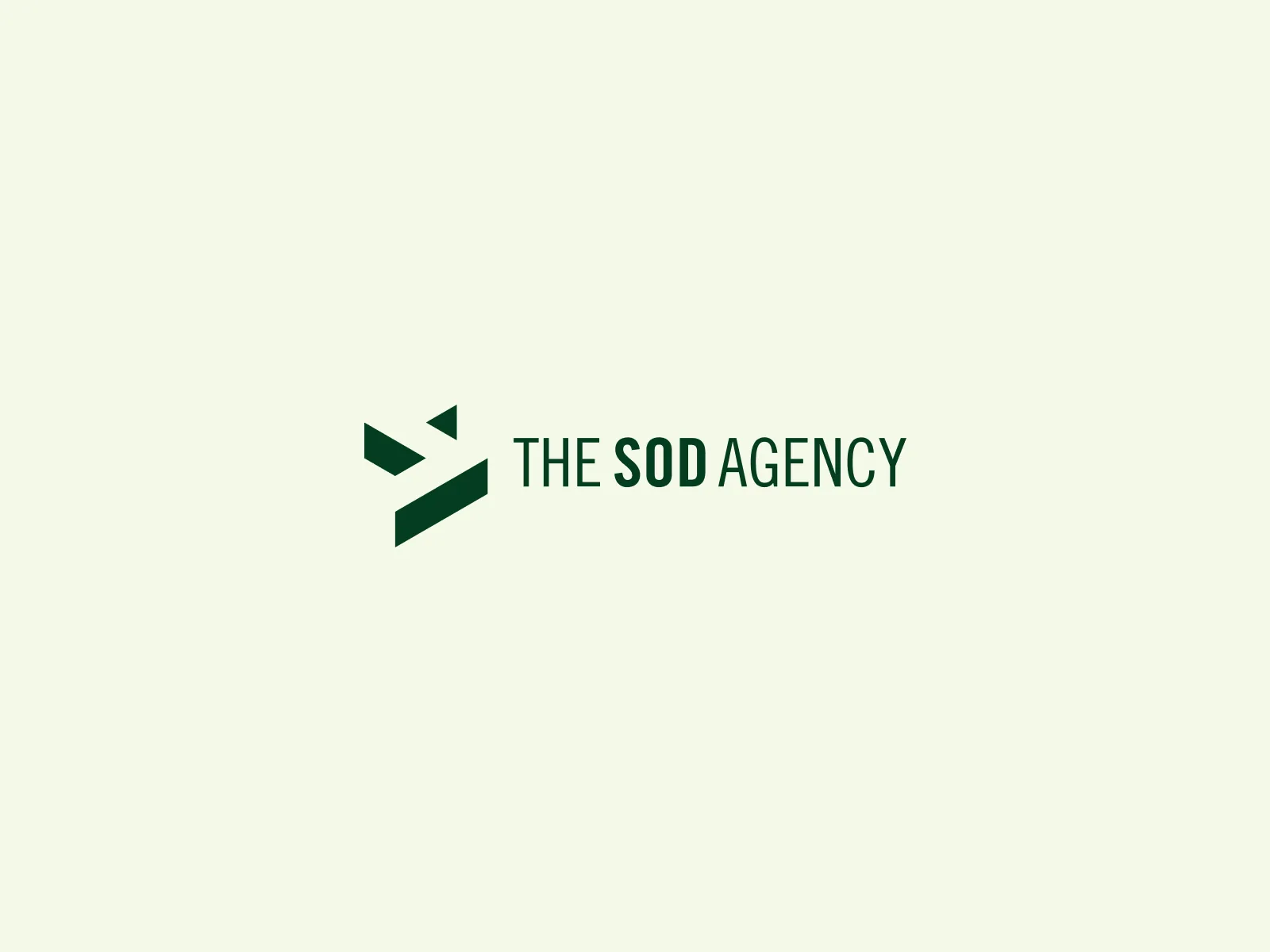 The Sod Agency: Primary logo