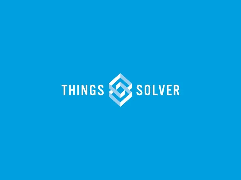 Things Solver: Logo on blue
