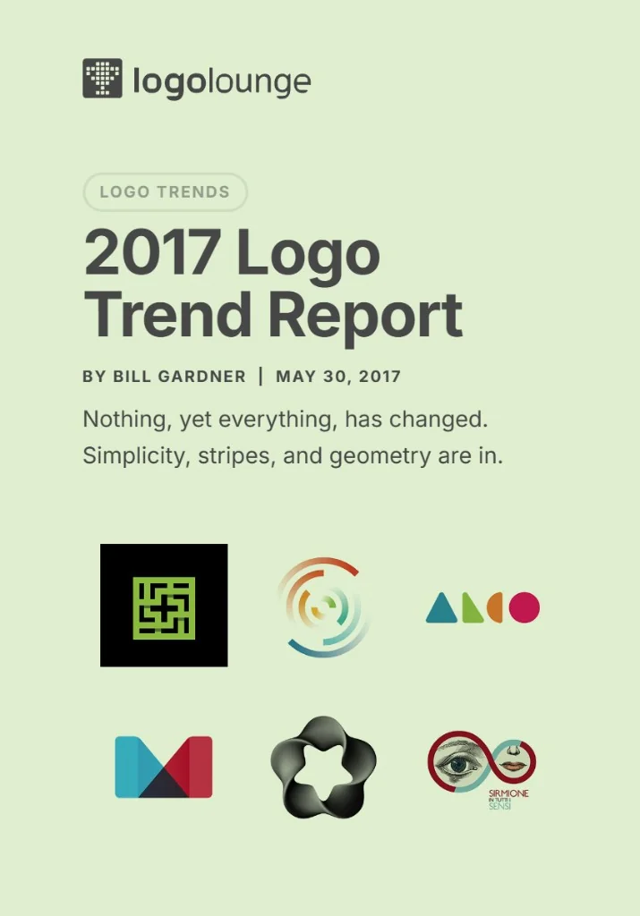 2017 Logo Trend Report cover